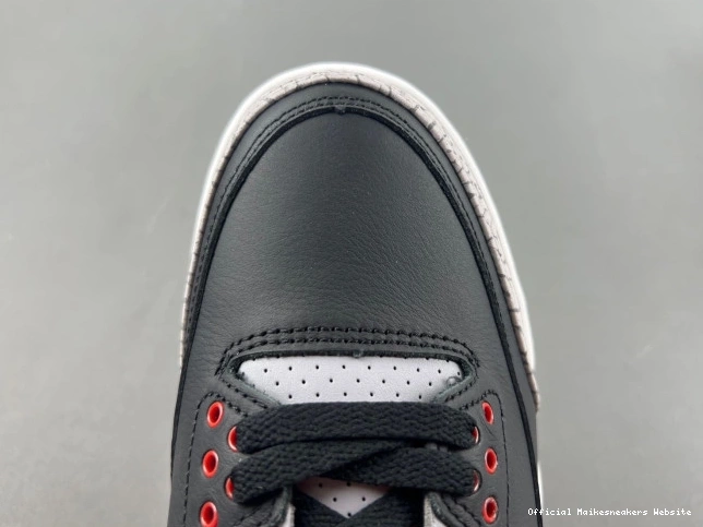 Official Maikesneakers Cement DN3707-010 Air Jordan Black 3 0716
